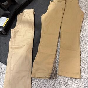 The Children's Place Kids Khaki & Tan Dress Pants - Neutral Tones